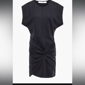 IRO pearls twist Midi Dress black amazing fabric amazing little black dress S